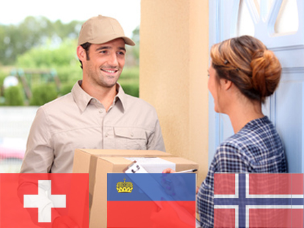 Speditions- und Paketversand in die Schweiz, nach Liechtenstein & Norwegen Zustellung eines Schranksystems in die Schweiz, nach Liechtenstein und Norwegen