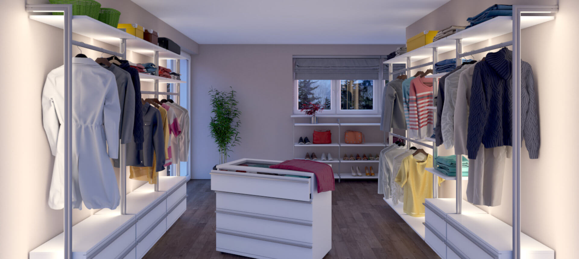 Maßgeschneidertes Ankleidezimmer von FRANK Schranksysteme Modernes Ankleidezimmer mit individuell geplantem Schranksystem von FRANK Schranksysteme