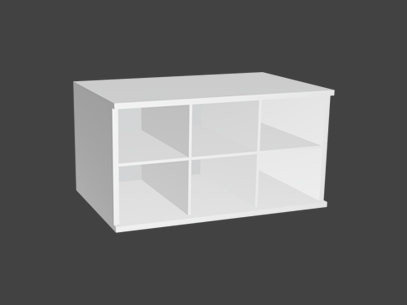Montageanleitung SOFT Schrank mit 6 offenen Fächern Höhe 42,6cm, Tiefe 52cm Montageanleitung SOFT Schrank mit 6 offenen Fächern Höhe 42,6cm, Tiefe 52cm von FRANK Schranksysteme