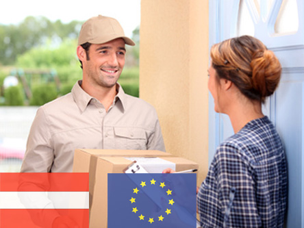 Paketversand in die EU und nach Österreich – FRANK Schranksysteme Versandkosten für Lieferung eines Schranksystems in EU-Länder und Österreich