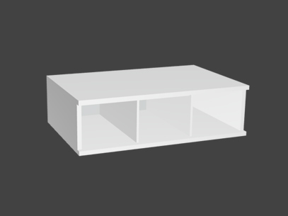 Montageanleitung SOFT Schrank mit 3 offenen Fächern Höhe 23,2cm, Tiefe 52cm von FRANK Schranksysteme