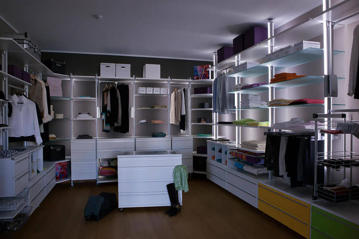 LED mitte hinten an